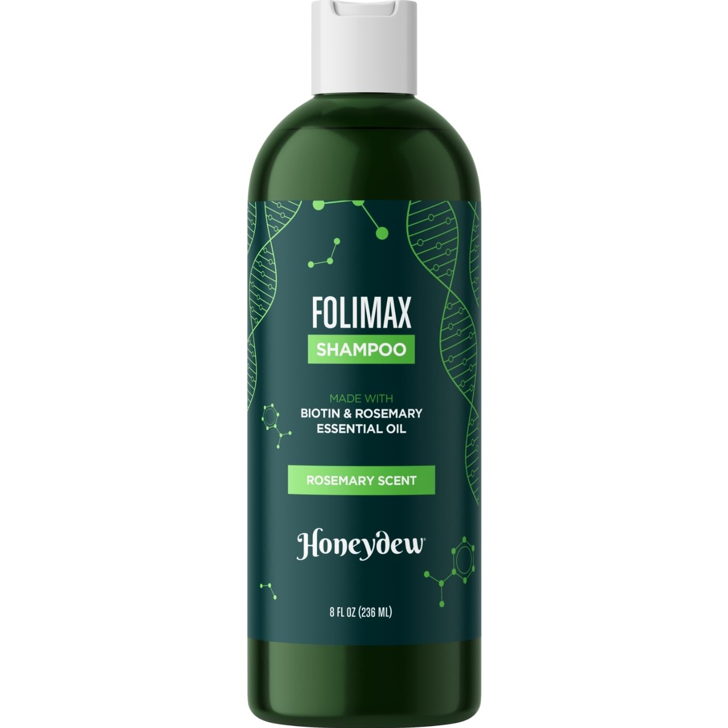 Folimax Biotin Shampoo for Thinning Hair – Volumizing Biotin Shampoo for Men & Women’s Fine and Thin Hair with Zinc & Rosemary Oil – Color Safe Vegan Sulfate Silicone & Paraben Free (Rosemary Scent)