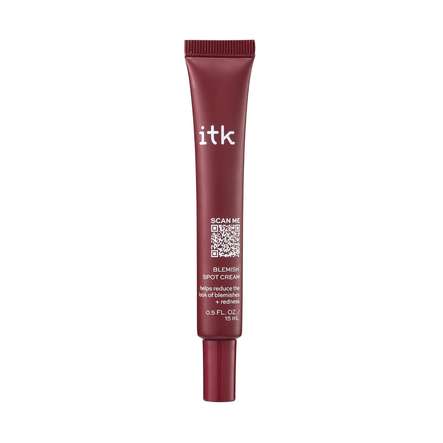 ITK Skincare Salicylic Acid Acne Spot Treatment for Face, Back & Body – Fast Active Acne Relief – Pimple Cream for Acne Prone Skin – Clear Blemishes Fast with Tea Tree Oil – 0.5oz
