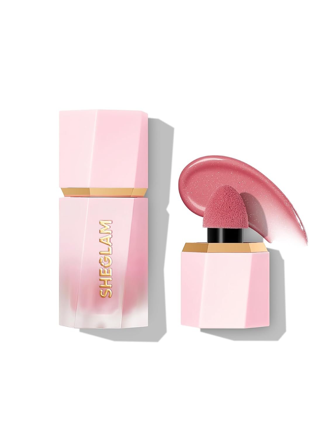 SHEGLAM Color Bloom Dayglow Liquid Blush Makeup for Cheeks Shimmer Finish – Love Cake