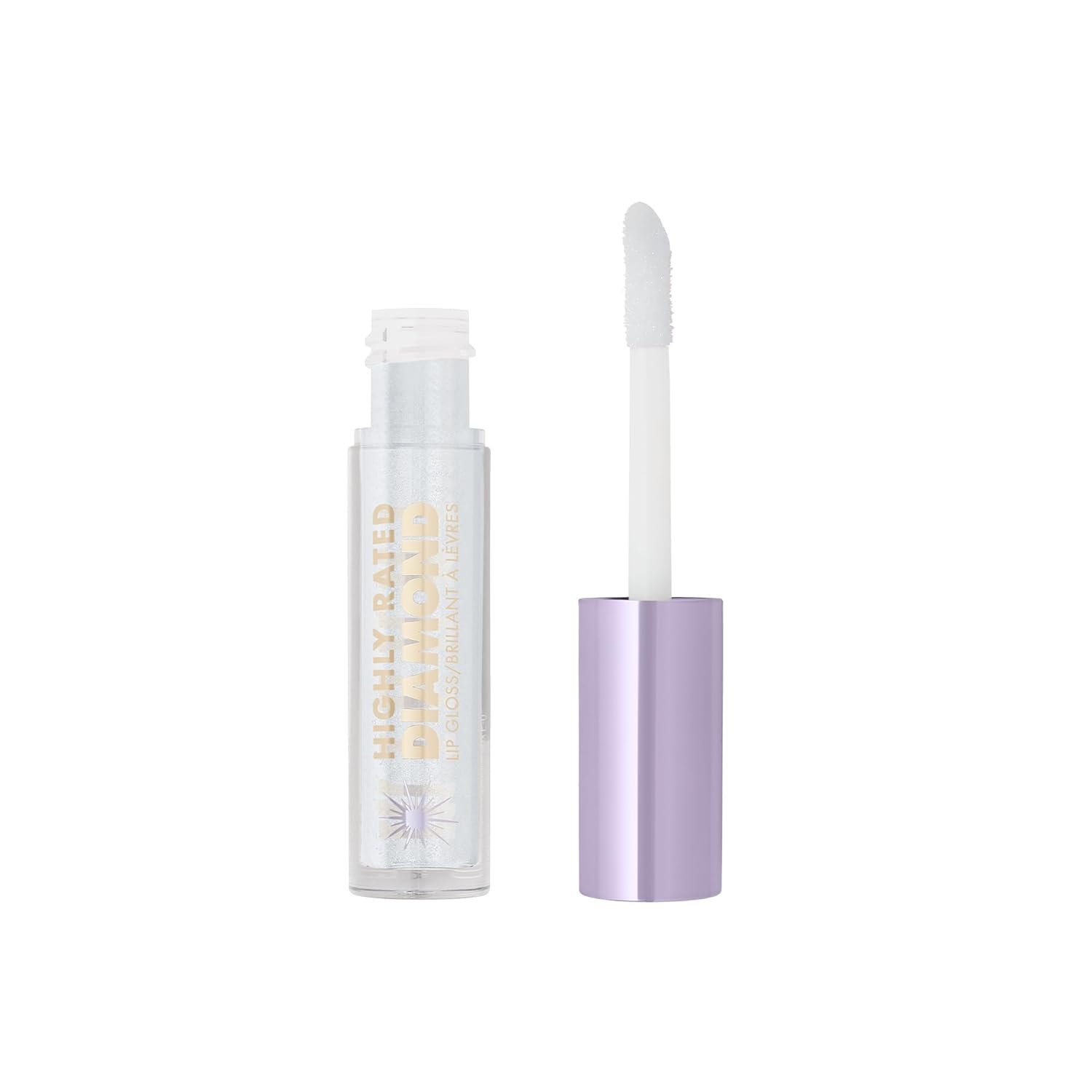 Milani Highly Rated Diamond Lip Gloss – Clear High-Shine Finish | Volumizing Optical Lip Plumper with Hyaluronic Acid & Moisturizing Oils, Non-Sticky & Cruelty-Free, Pack of 1