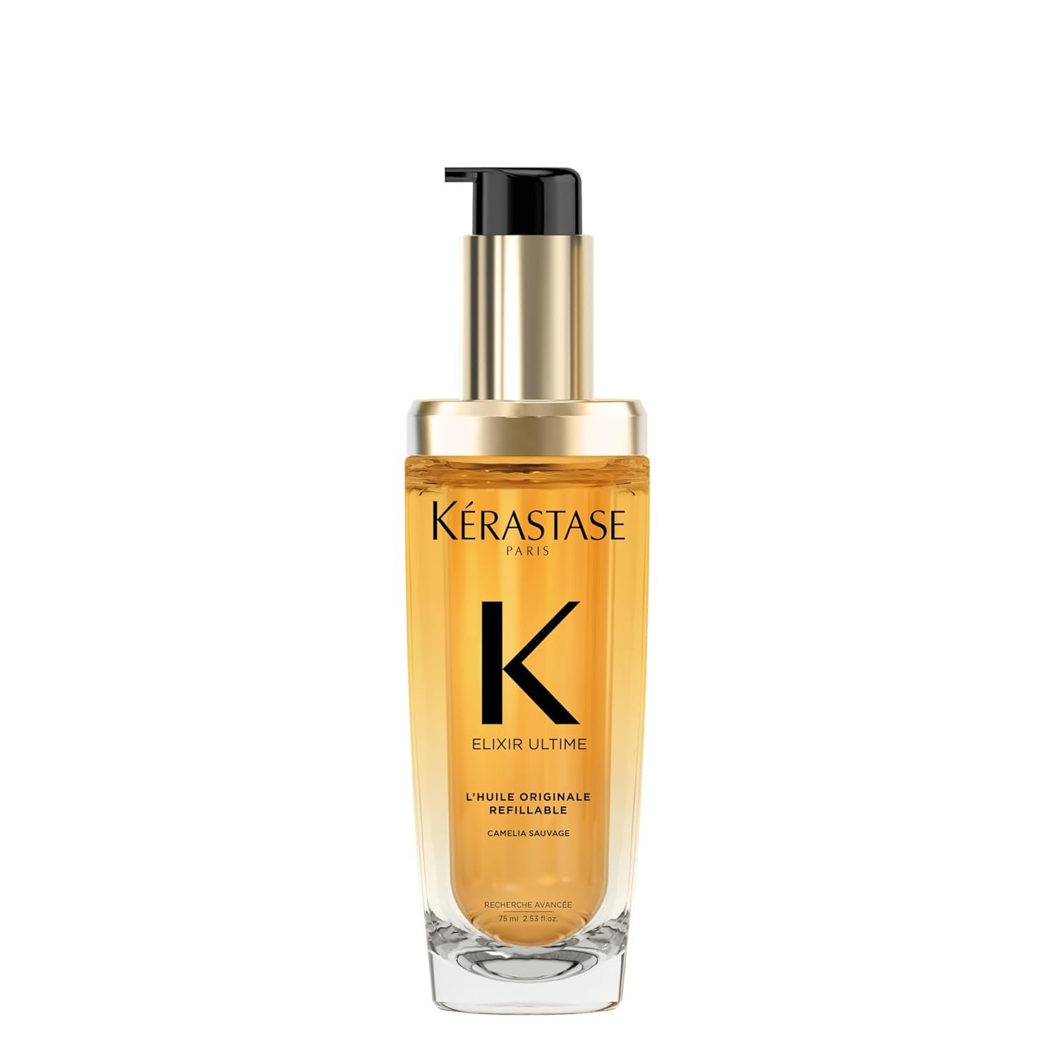 Kerastase Elixir Ultime Refillable Hair Oil – Hydrates & Smoothes Frizz, Adds Shine, With Wild Camellia, Nourishes & Strengthens Hair