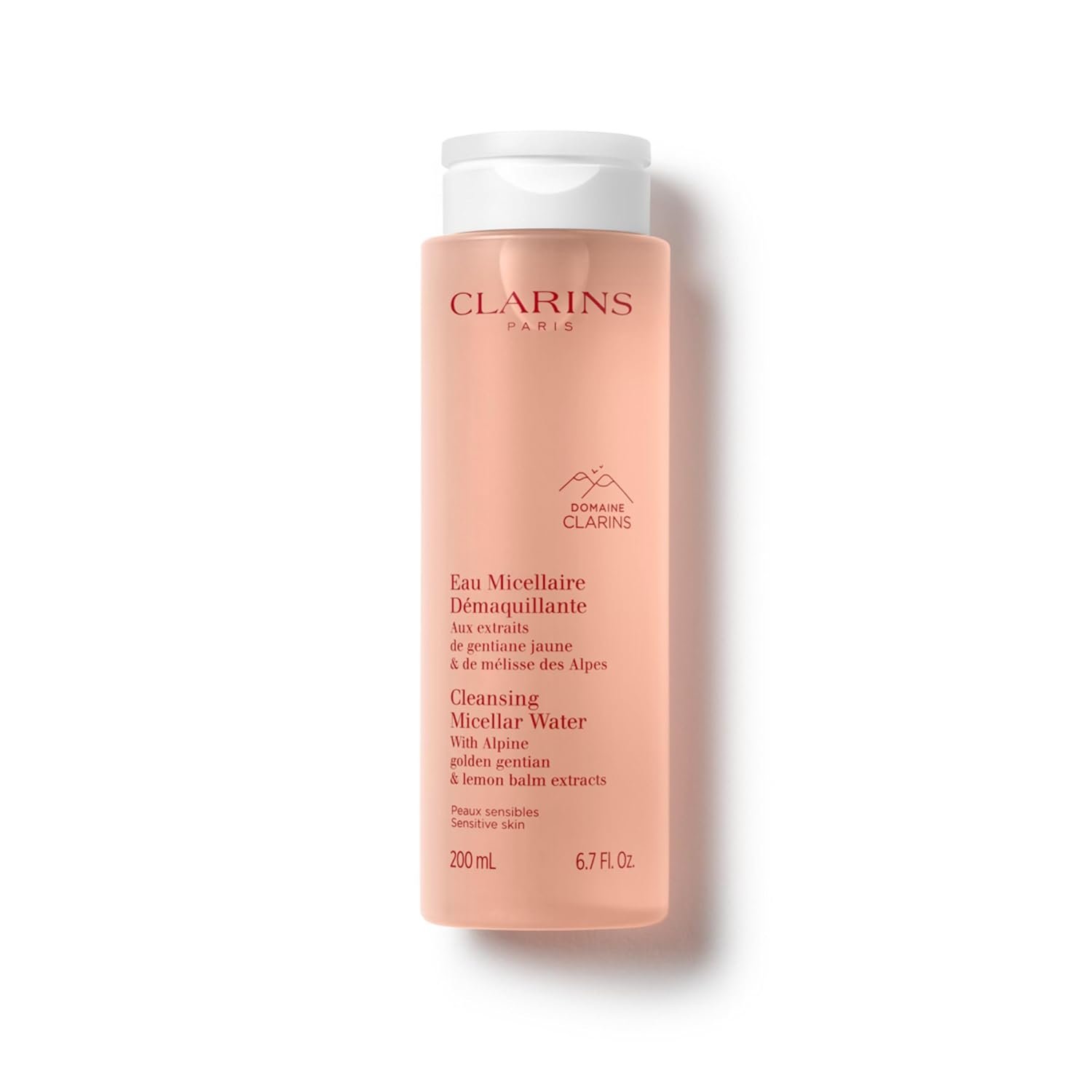 Clarins Cleansing Micellar Water | Quickly Removes Make-Up, Pollution and Grime | No Rinse Needed | Preserves Skin’s Microbiota | Safe For Use on Eyes, Face and Lips | Dermatologist Tested