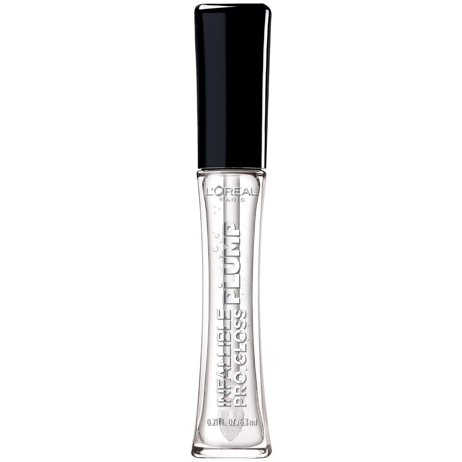 L’Oreal Paris Infallible Pro Gloss Plump Lip Gloss with Hyaluronic Acid, Long Lasting Plumping Shine, Lips Look Instantly Fuller and More Plump, Mirror, 0.21 fl. oz.