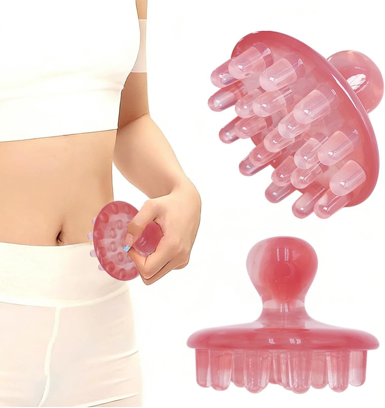 Lymphatic Drainage Tool for Belly Fat Cellulite Remover, Meridian Fascia Blaster Cellulite Remover Gua Sha Brush for Body Shaping Muscle Pain Relief