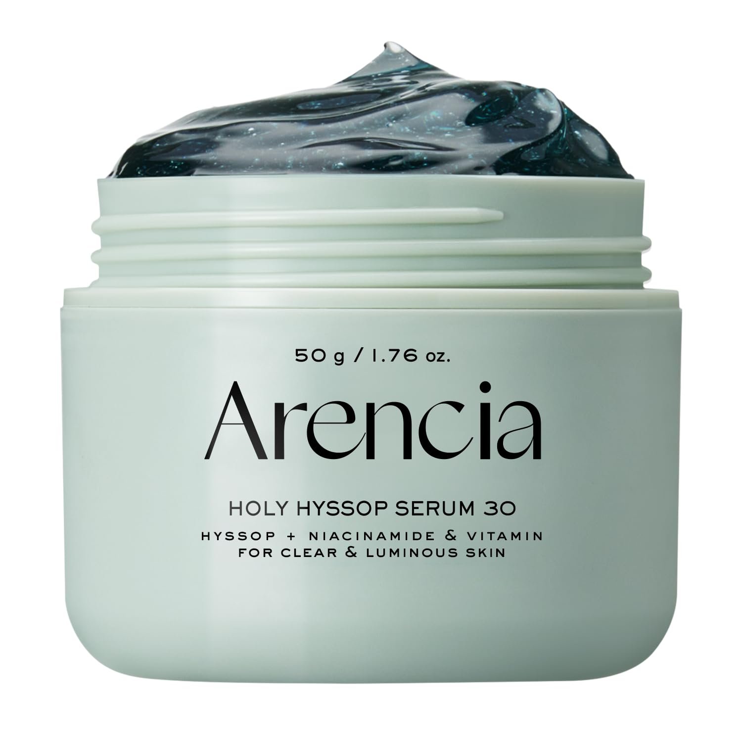 Arencia Glow Hyssop Overnight Face Mask Serum – hydrating & Anti-Aging Serum for younger looking Korean Glass Skin, Vitamin A, C, E, Niacinamide, Peptide