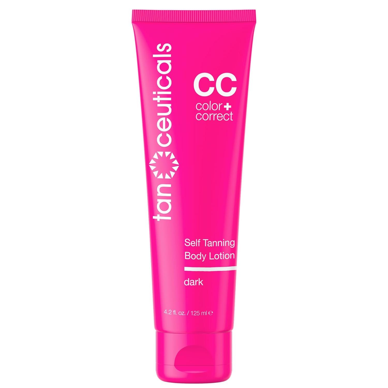 Tanceuticals Self Tanner – Dark Self Tanning Lotion for Body – Gives Natural Looking & Long Lasting Sunless Tan – Quick Fake Tan, Bronze Glow – Fresh Coconut Scent & Healthy Ingredients (Dark)