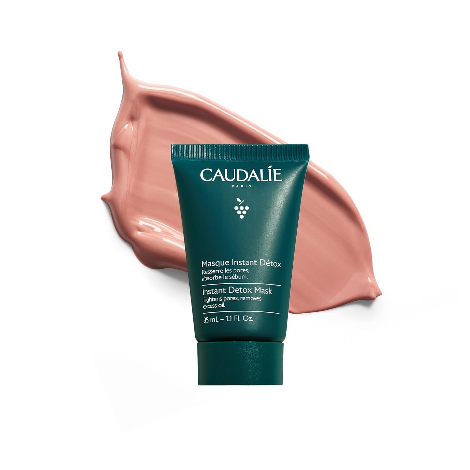 Caudalie Instant Detox Mask Pore Minimizing – Visibly Eliminates Excess Sebum and Visibly Tightens Pores in as Little as 10 Minutes