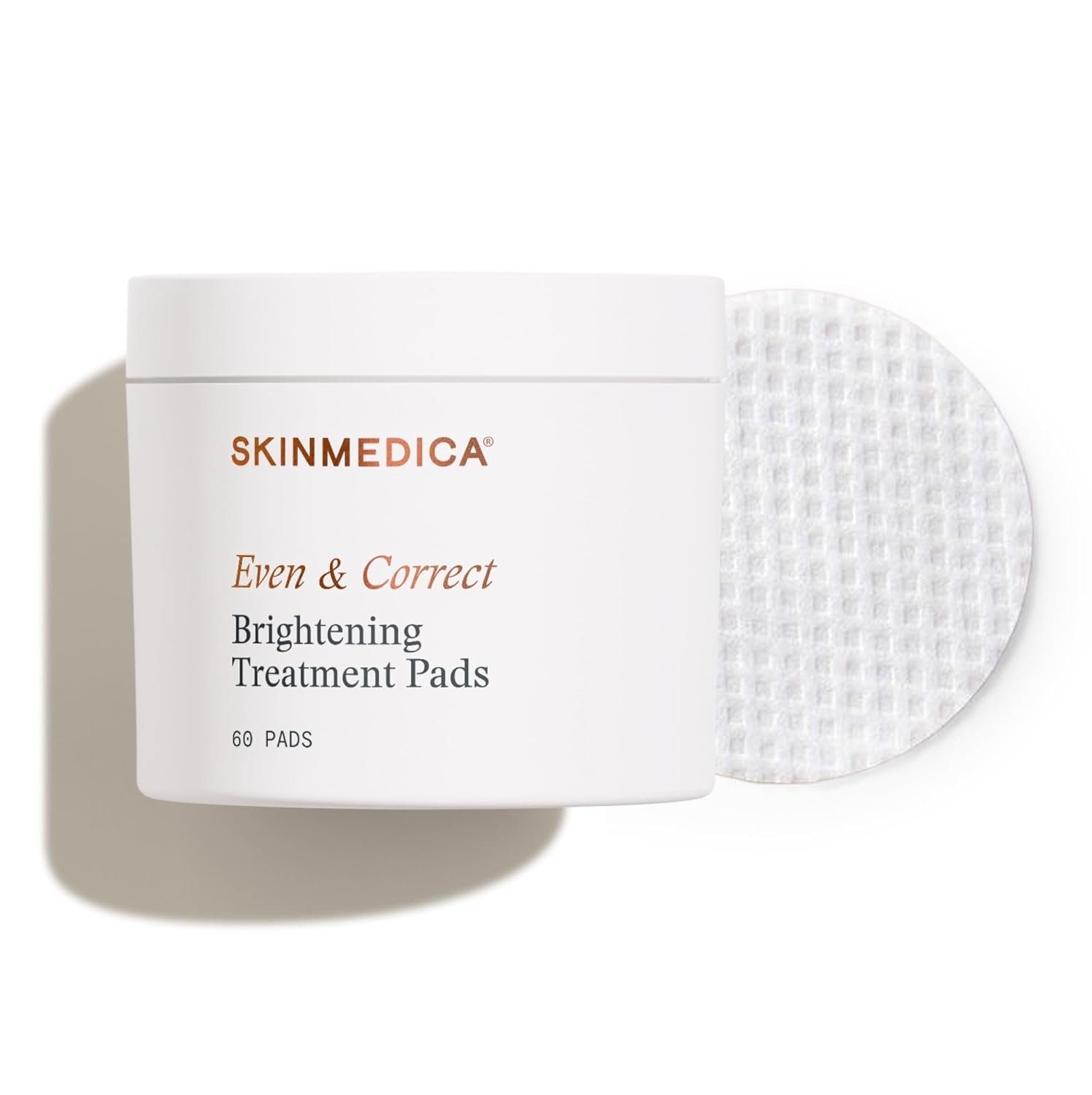 SkinMedica Even & Correct Brightening Treatment Pads For Face Exfoliating, 10% Glycolic Acid Pads That Are Retinol-Free, Alcohol-Free and Hydroquinone-Free, 60 Ct