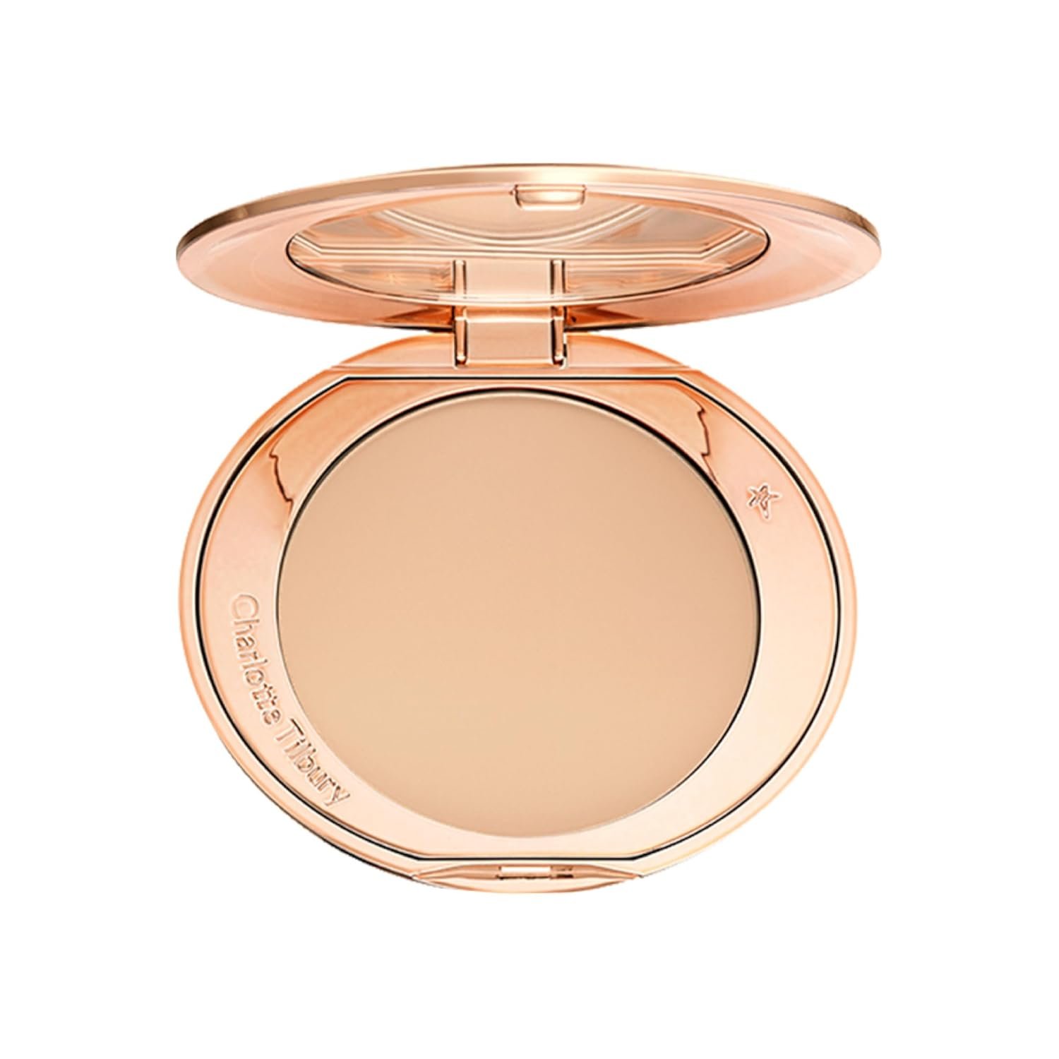 Charlotte Tilbury Airbrush Flawless Finish Setting Powder – Pore-Blurring Pressed Powder for Face Makeup to Minimize Shine with a Soft-Focus Finish