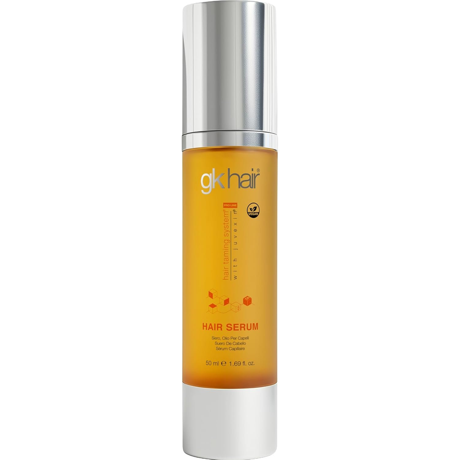 GK HAIR – Hair Oil Serum 1.69 Oz – Smooth Frizz Control & Shine Enhancement – Dry, Frizzy, Damaged & Dull Hair – Argan Oil Hair Serum with Plant Based Protein and Natural Silicones Lightweight Finish