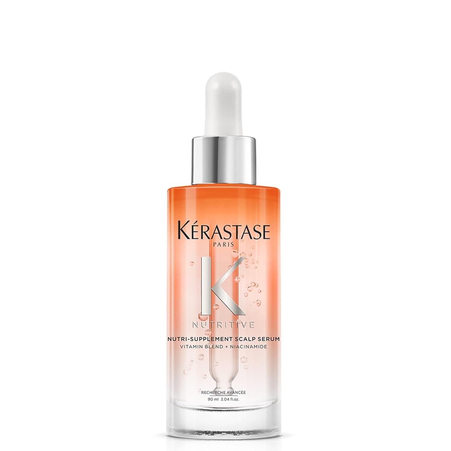 Kerastase Nutritive Hydrating Scalp Serum For Dry Hair – With Niacinamide and Vitamins, Moisturising and Revitalising, Fast Absorbing and Non Greasy, 90 ml