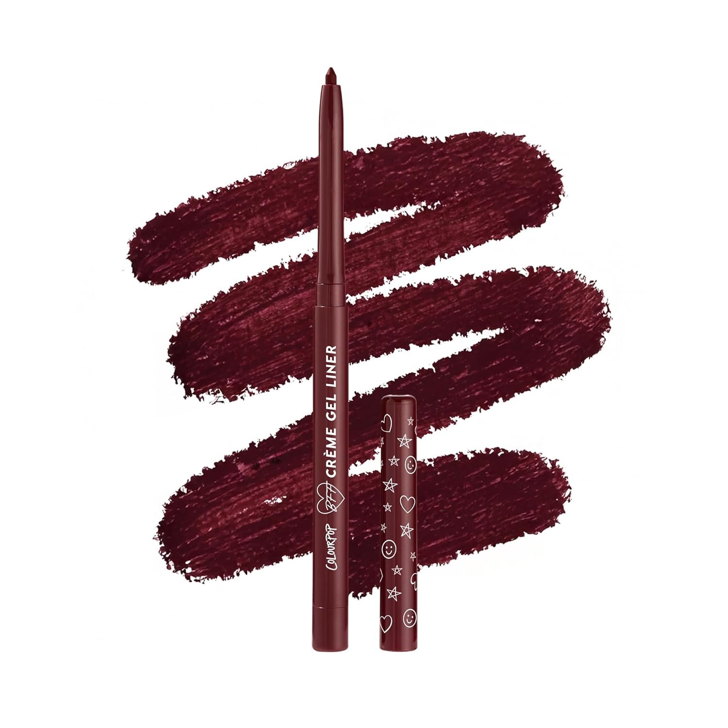 ColourPop Crème Gel Waterproof Eyeliner – 18HR Wear, Ultra-Pigmented Eyeliner Pencil with Matte & Metallic Finishes – Smudge-Proof, Vegan & Cruelty-Free – Joy Ride (0.01 oz)