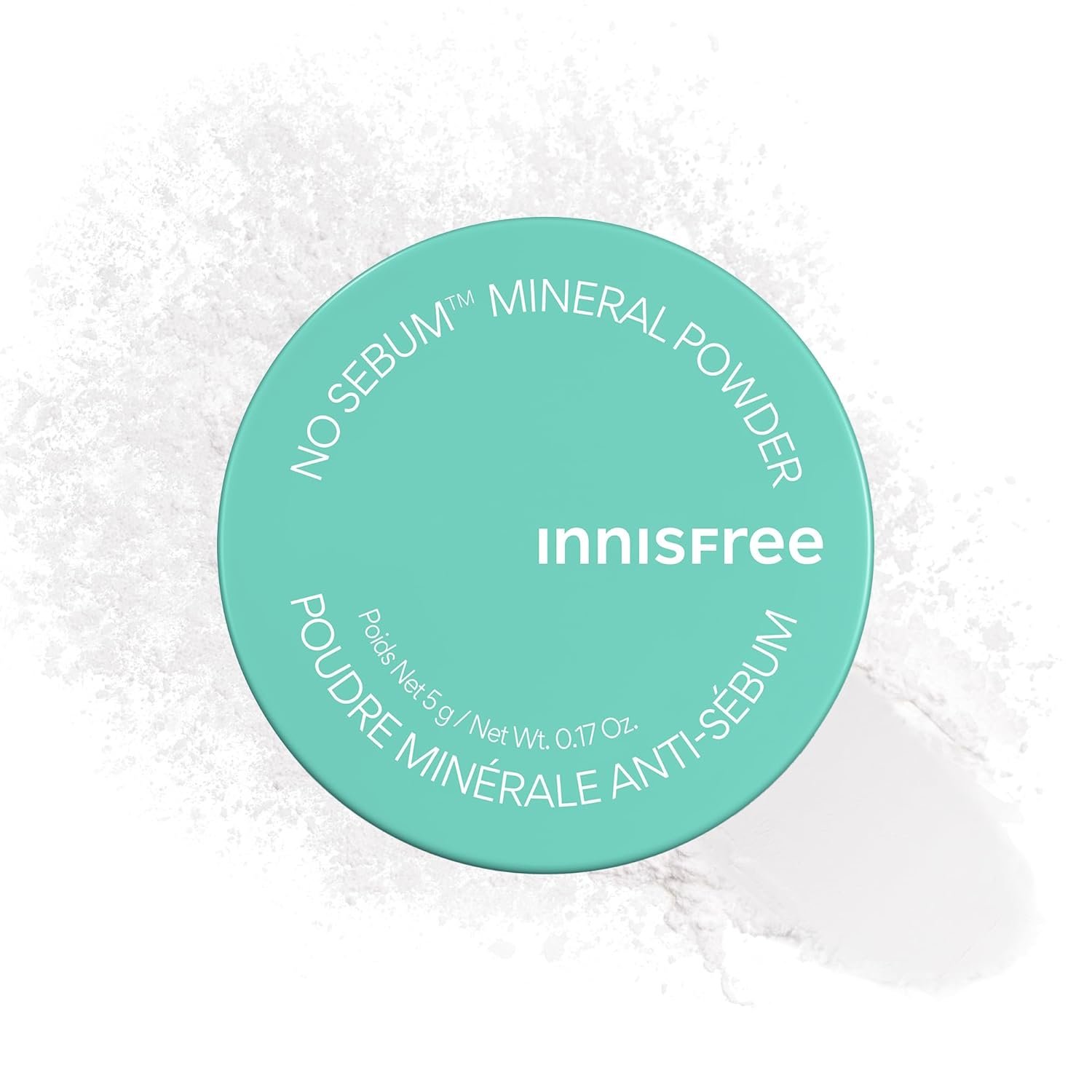 innisfree No Sebum Matte Mineral Powder, Korean Loose Setting Powder for Blurring, Shine Control, Fragrance-Free, Translucent