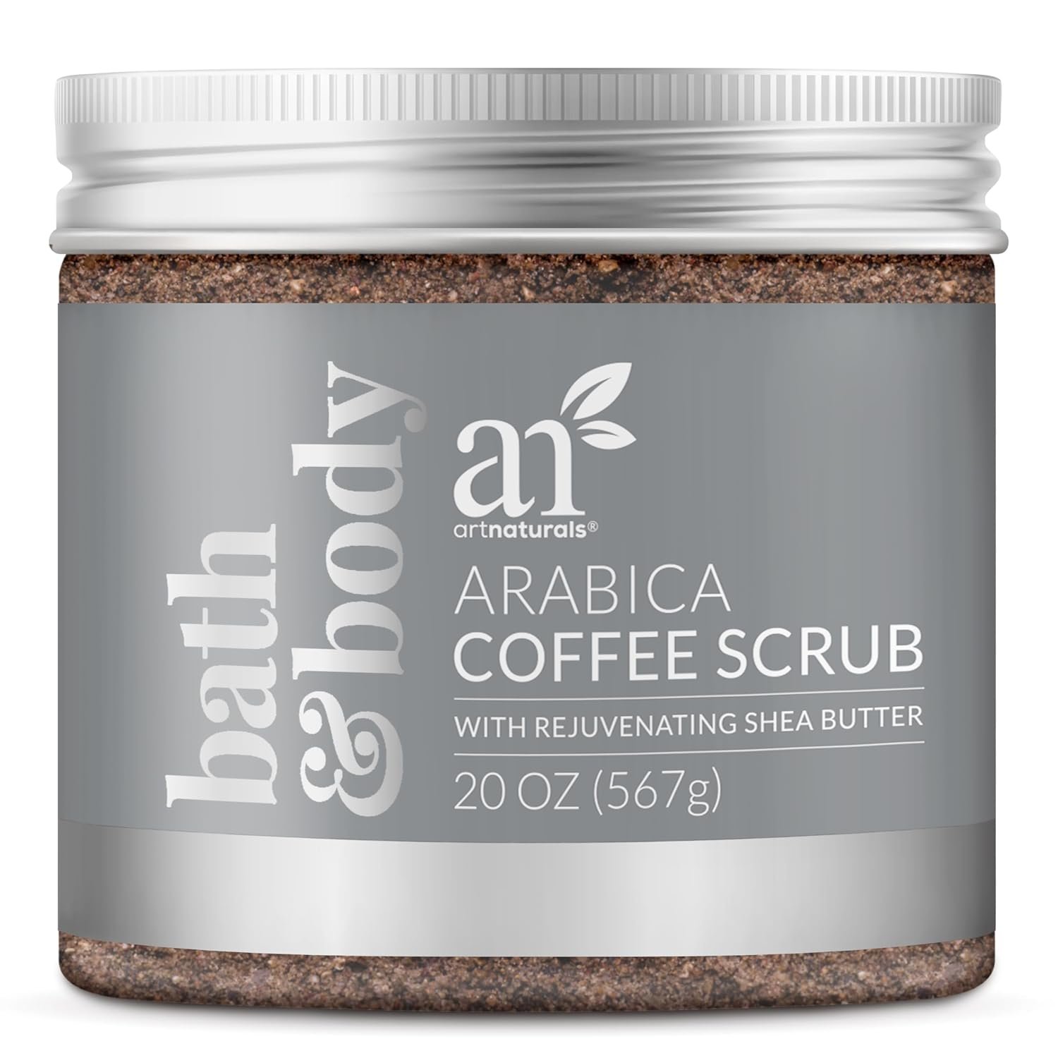 artnaturals Natural Arabica Coffee Scrub- Body – Exfoliating and Rejuvenating Body Rub – For Skin care, Stretch Marks, Acne and Cellulite – 20 oz