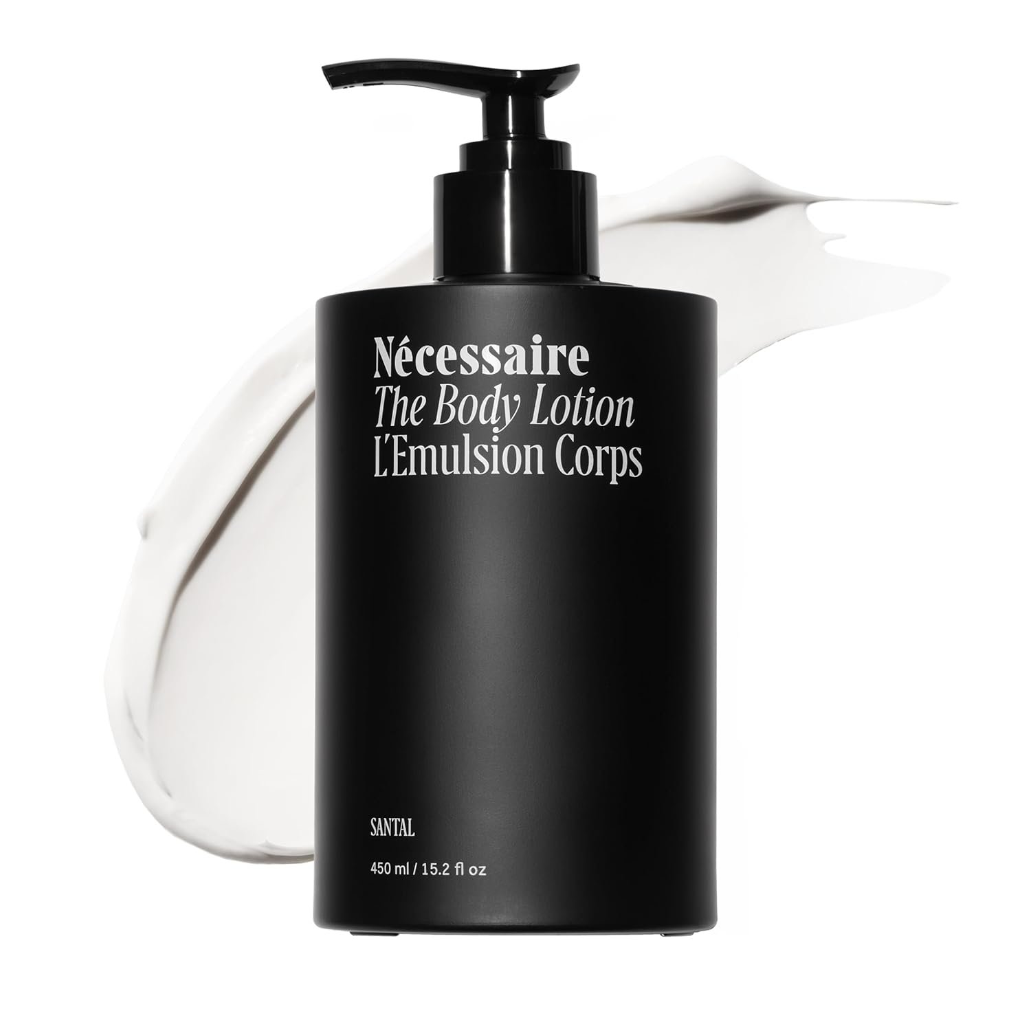 Nécessaire The Body Lotion – Santal – Multi-Peptide – Firming Body Lotion for Women + Men. 2.5% Niacinamide. Non-Comedogenic Moisturizer for Sensitive Skin. Dermatologist-Tested – 450ml/15.2 fl oz
