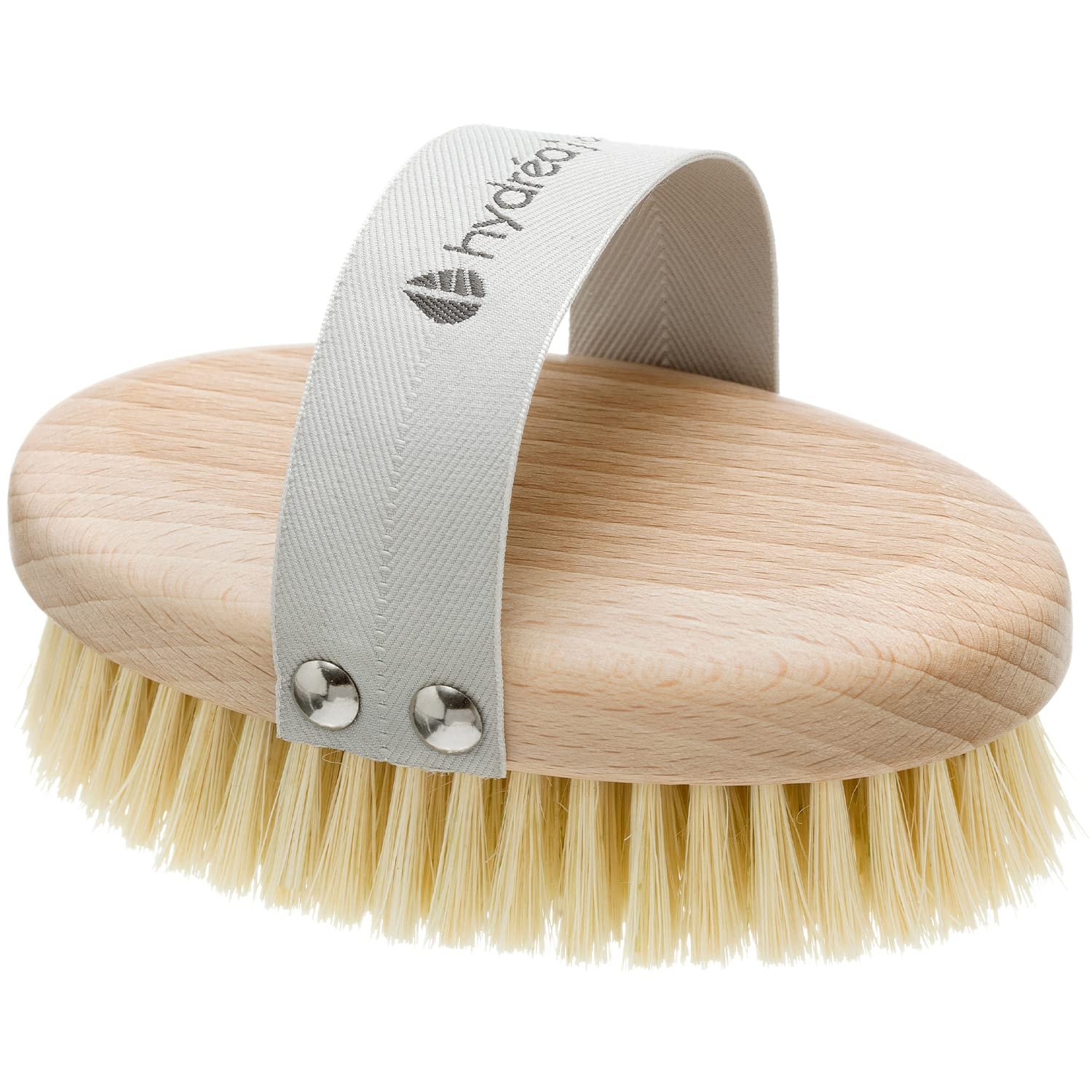 Hydrea London Dry Brushing Body Brush with Cactus Bristle – Cellulite Remover, Vegan Best Dry Brush for Flawless Skin, Helps Improve Lymphatic Drainage – FSC® Certified Beechwood.