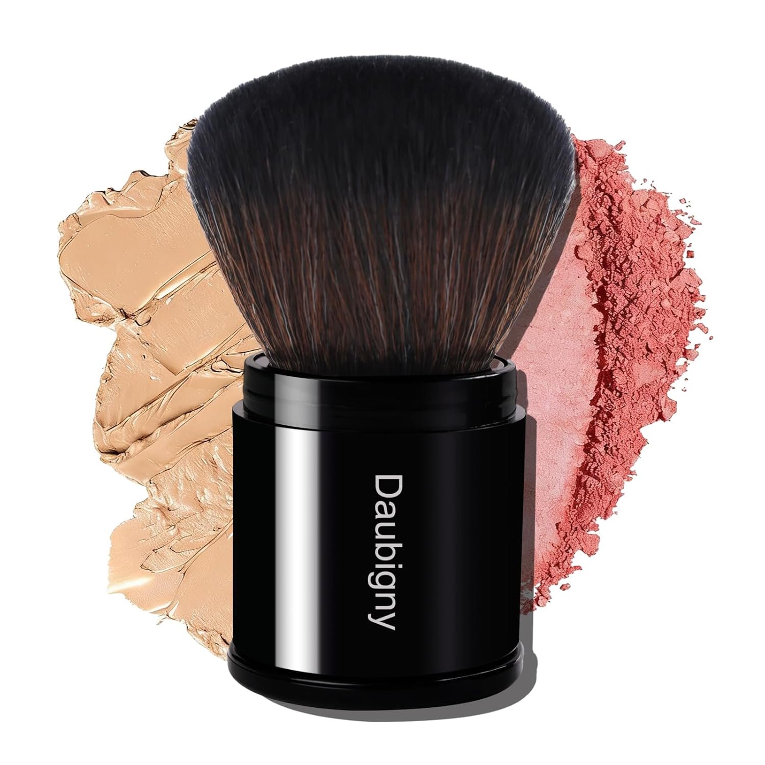 Retractable Kabuki Makeup Brush,Daubigny Powder Brushes Foundation Travel Foundation Brush for Blush Bronzer & Powder…