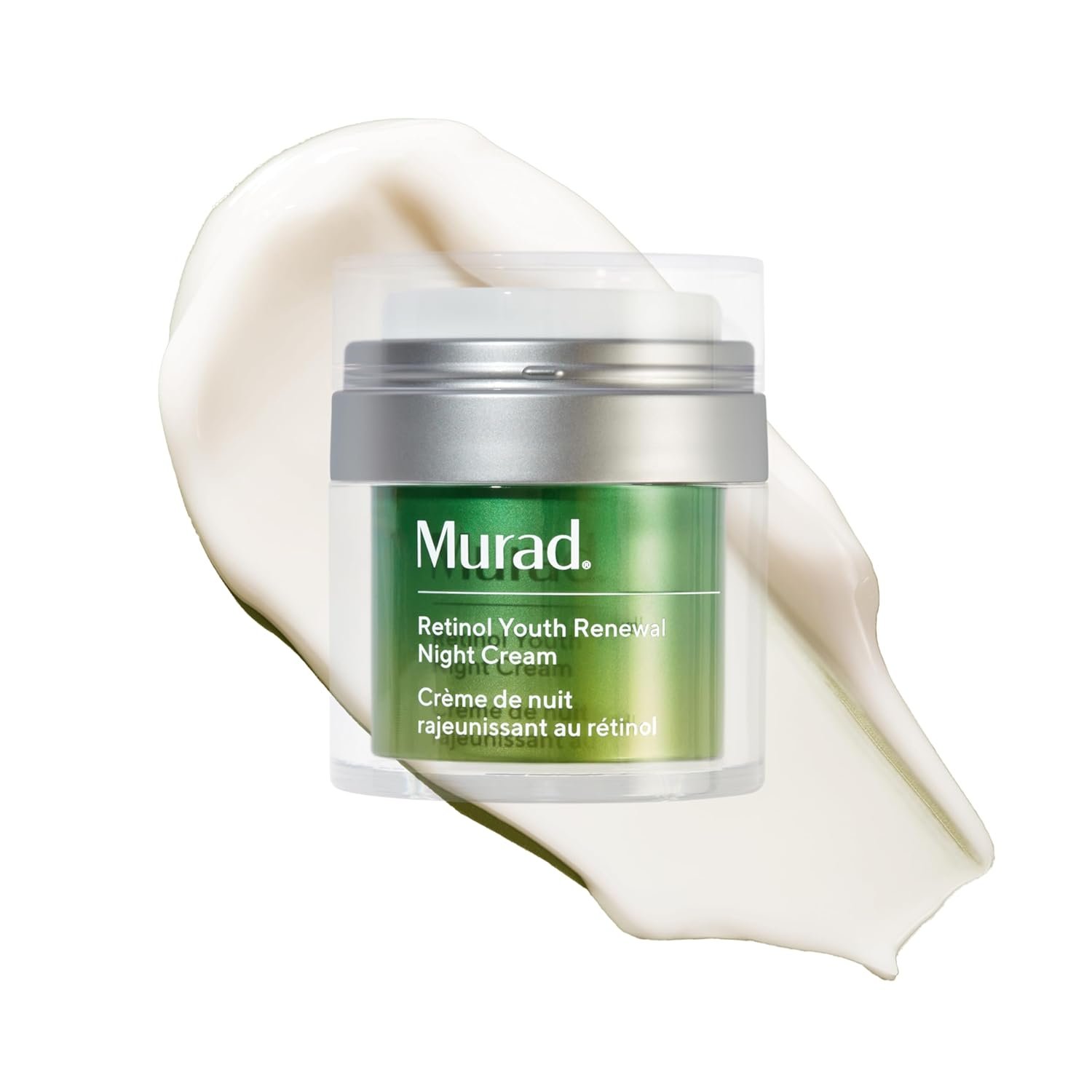 Murad Retinol Youth Renewal Night Cream – Anti-Aging Moisturizer with Retinol Tri-Active Technology and Niacinamide Gently Fights Wrinkles and Fine Lines, Boosts Radiance and Firms Skin – 1.7 Fl Oz