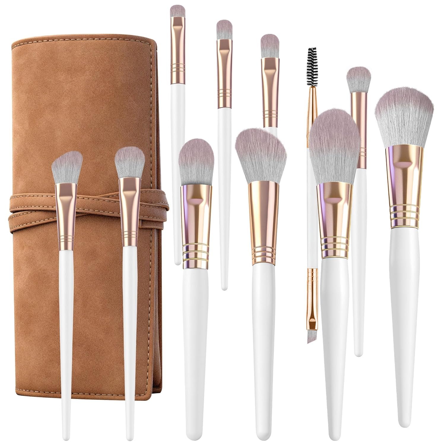Makeup Brush Set – 15Pcs Makeup Brushes Set Professional, Premium Synthetic Foundation Concealers Eyeshadow Blush Beauty Tools Makeup Brush, Make up Brush Kit With Travel Storage Bag