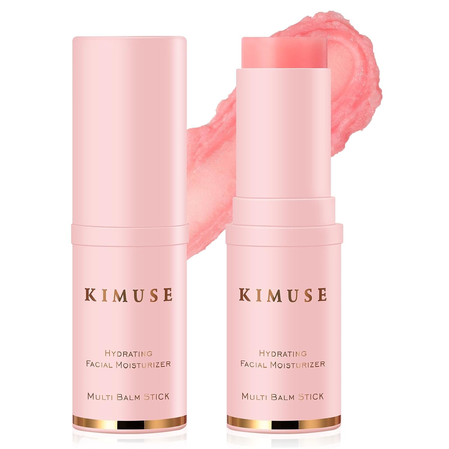 KIMUSE Multi Balm Stick, All-in-One Face, Lip, Eye & Neck Hydrating Balm | Moisturizer for Dry Skin, Visibly Smooths Fine Lines, Makeup Base Collagen Stick, Cruelty Free