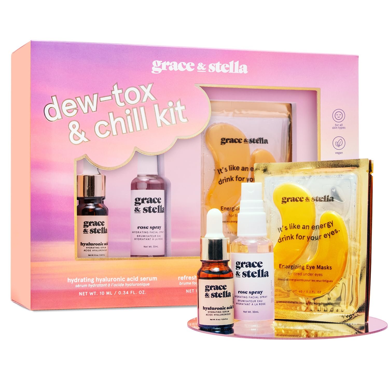 grace & stella Award-Winning Skin Care Set – Gifts for Women