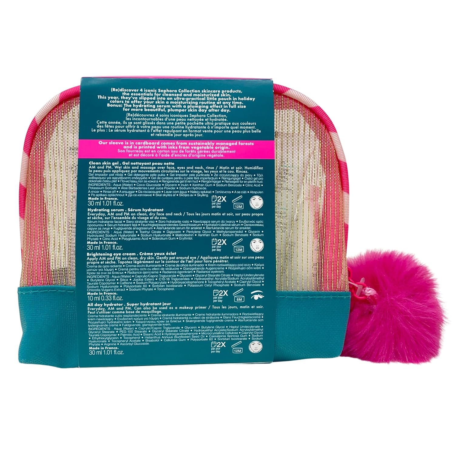 Sephora Collection Skincare Must Haves – 4 Skincare Essentials Full Size Limited Edition.
