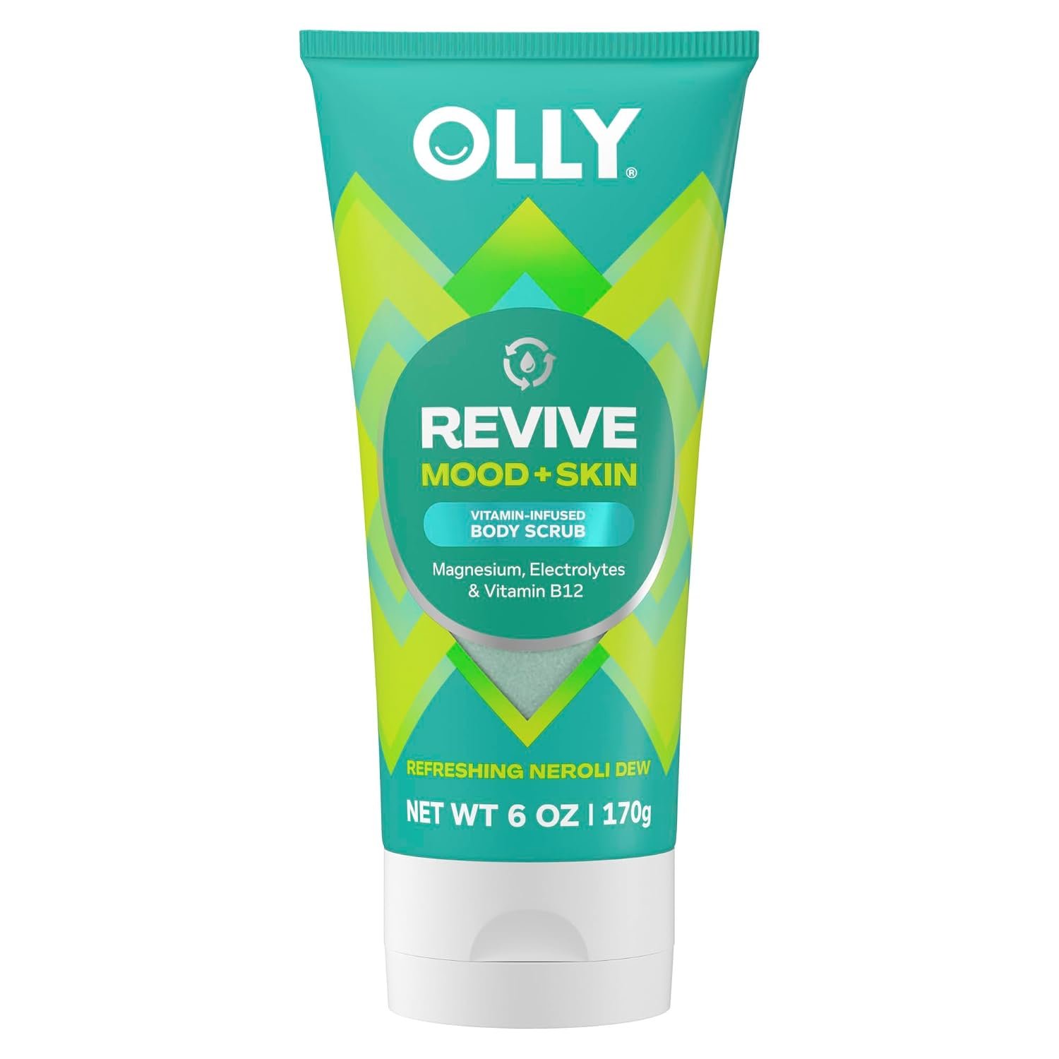 OLLY Revive Body Scrub Nourishing Cleanser, 6 oz