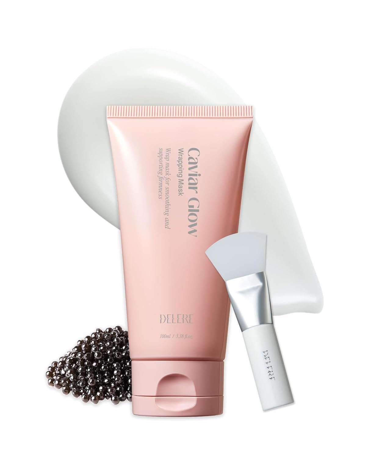 Caviar Glow Collagen Wrapping Mask, Korean Peel-Off Mask, Glass Skin face